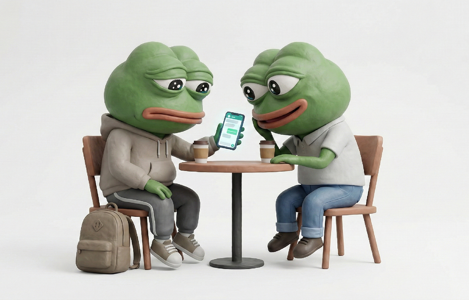 Showing the company Slack during coffee chats